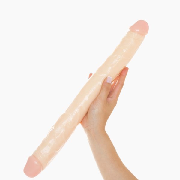 Dildo Doble Realista Piel 38 cm