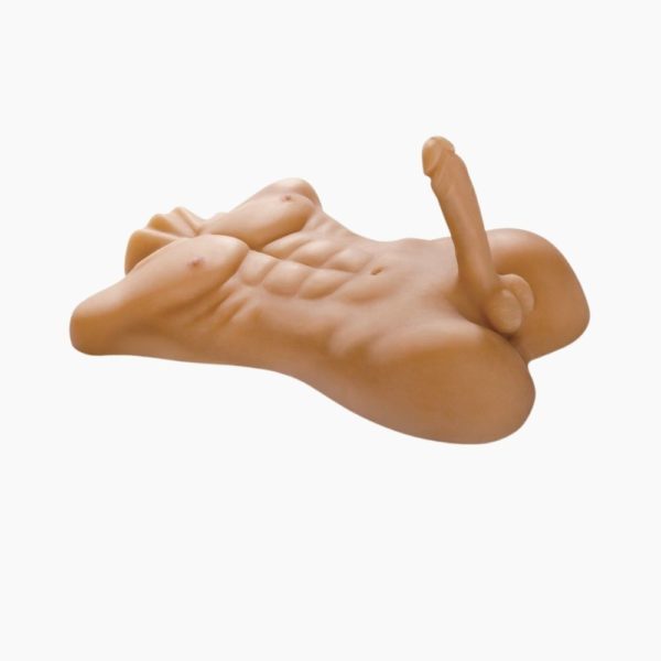 Torso Masculino Con Dildo Realista